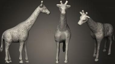 3D model Giraffe Statue (STL)